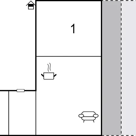 Lejlighed 1 Bedroom Awesome In